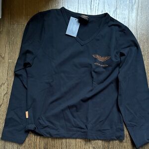 Aston Martin Black Long Sleeve Shirt